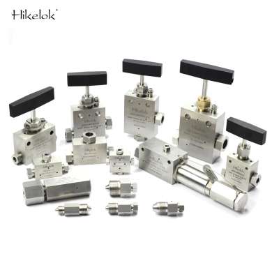 Hikelok ultra high pressure check valves 304 316 stainless steel  100000 psig needle valve