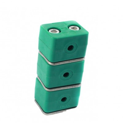 Hikelok high quality Green color 1/4 to 11/2 in Bolted plastic Clamps for Tubing  /Pipe / Hose